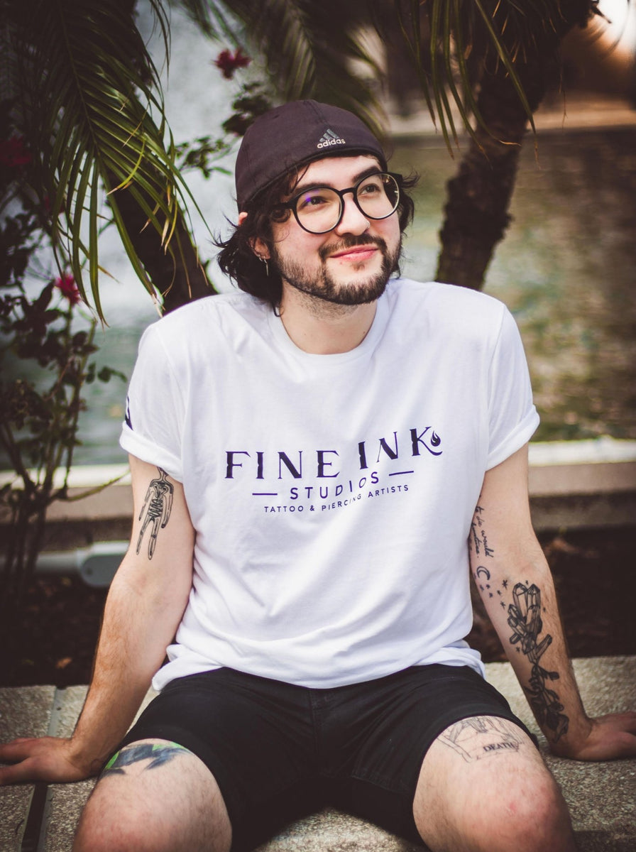 Fine Ink Tee WHITE Fine Ink Studios Merch